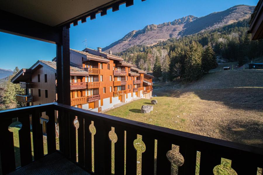 Vacaciones en montaña Apartamento 2 piezas para 5 personas (046) - Résidence la Lauzière Dessous - Valmorel - Terraza