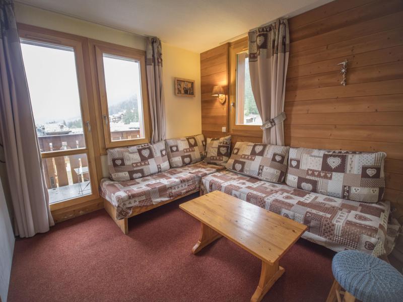 Vakantie in de bergen Appartement 3 kamers mezzanine 6 personen (021) - Résidence la Lauzière Dessus - Valmorel - Woonkamer