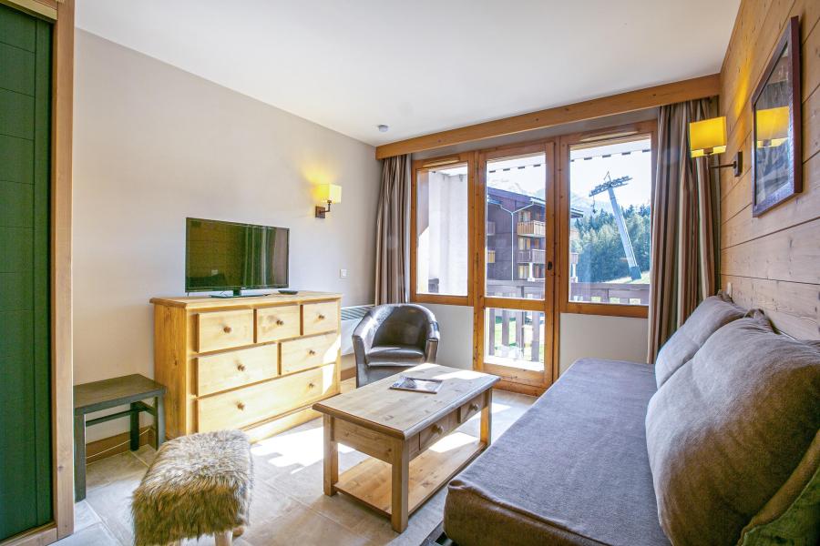 Urlaub in den Bergen 2-Zimmer-Berghütte für 5 Personen (206) - Résidence la Marelle - Montchavin La Plagne - Wohnzimmer