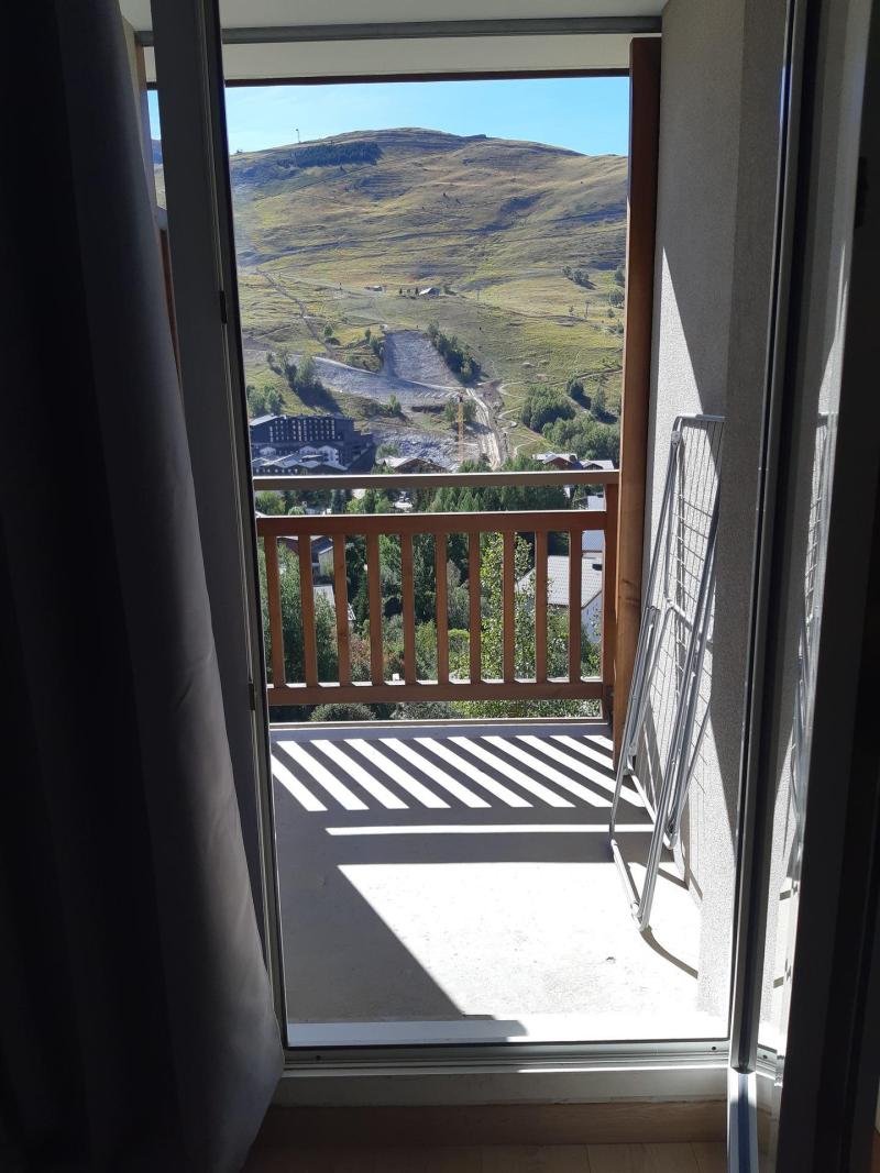 Vacances en montagne Studio 3 personnes (E3) - Résidence la Meije 15 - Les 2 Alpes - Balcon