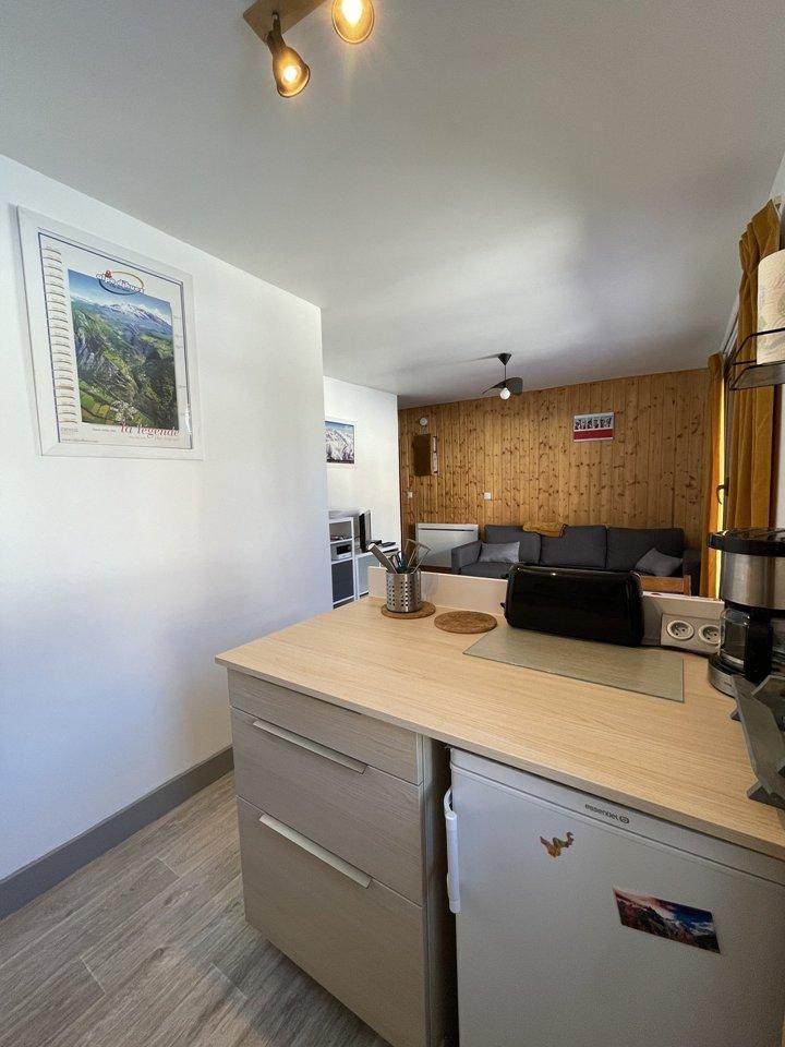 Wakacje w górach Apartament 2 pokojowy 4 osób (A2) - Résidence la Ménandière - Alpe d'Huez - Aneks kuchenny