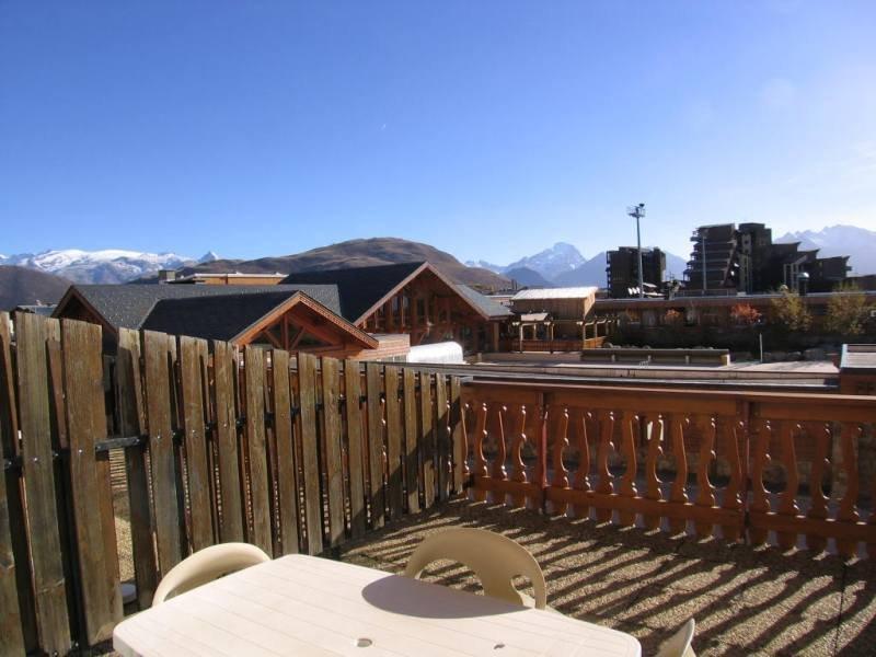 Vakantie in de bergen Studio 4 personen (L1) - Résidence la Ménandière - Alpe d'Huez - Terras