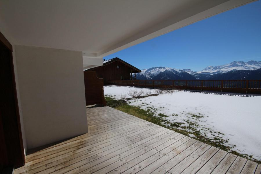 Vacaciones en montaña Apartamento 2 piezas para 4 personas (01) - Résidence la Perle des Alpes B - Les Saisies - Terraza