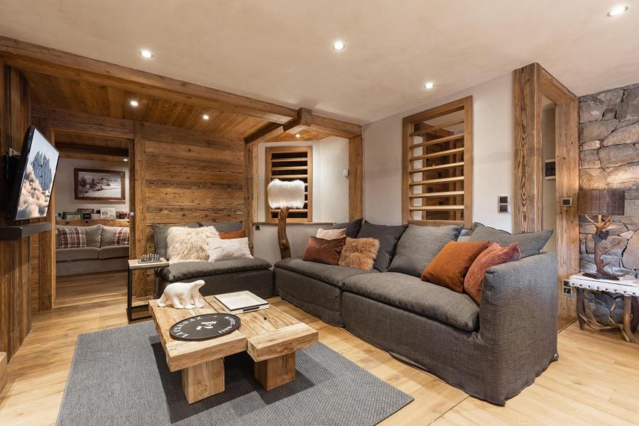 Holiday in mountain resort 7 room apartment 10 people (Sabove) - Résidence La Pernat - La Clusaz - Living room