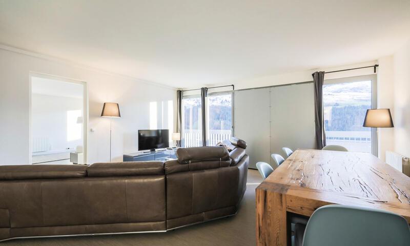 Urlaub in den Bergen 4-Zimmer-Appartment für 6 Personen (Sélection 100m²-3) - Résidence la Petite Ourse - MH - Flaine - Wohnzimmer