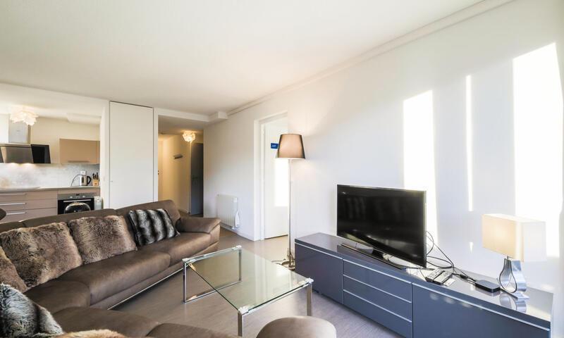 Vakantie in de bergen Appartement 4 kamers 6 personen (Sélection 100m²-3) - Résidence la Petite Ourse - MH - Flaine - Woonkamer