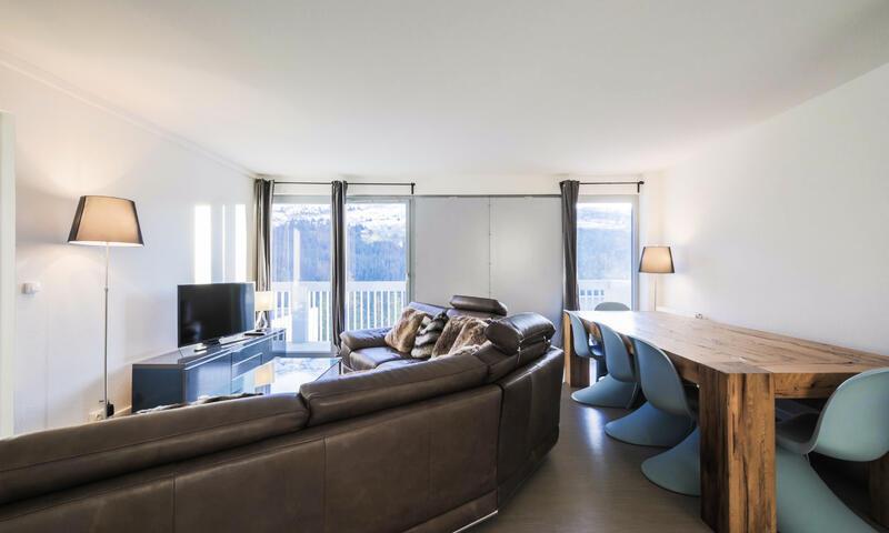 Urlaub in den Bergen 4-Zimmer-Appartment für 6 Personen (Sélection 100m²-3) - Résidence la Petite Ourse - MH - Flaine - Wohnzimmer