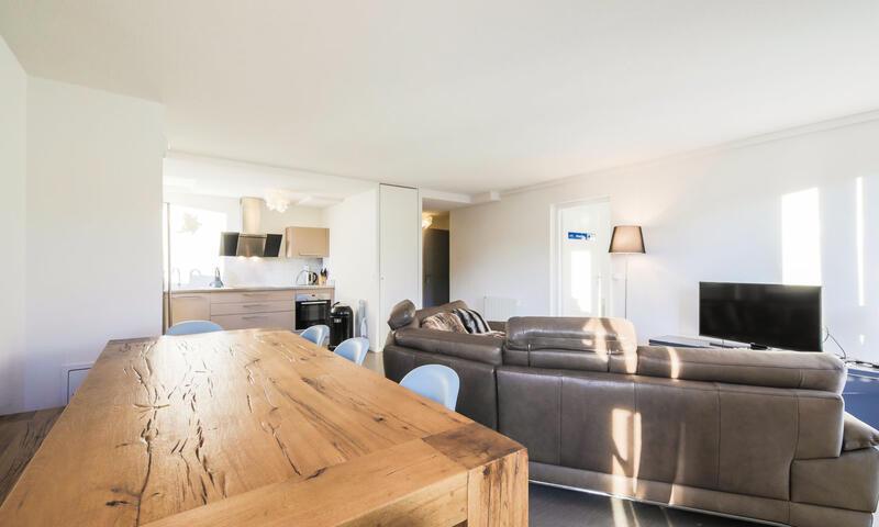 Vakantie in de bergen Appartement 4 kamers 6 personen (Sélection 100m²-3) - Résidence la Petite Ourse - MH - Flaine - Woonkamer