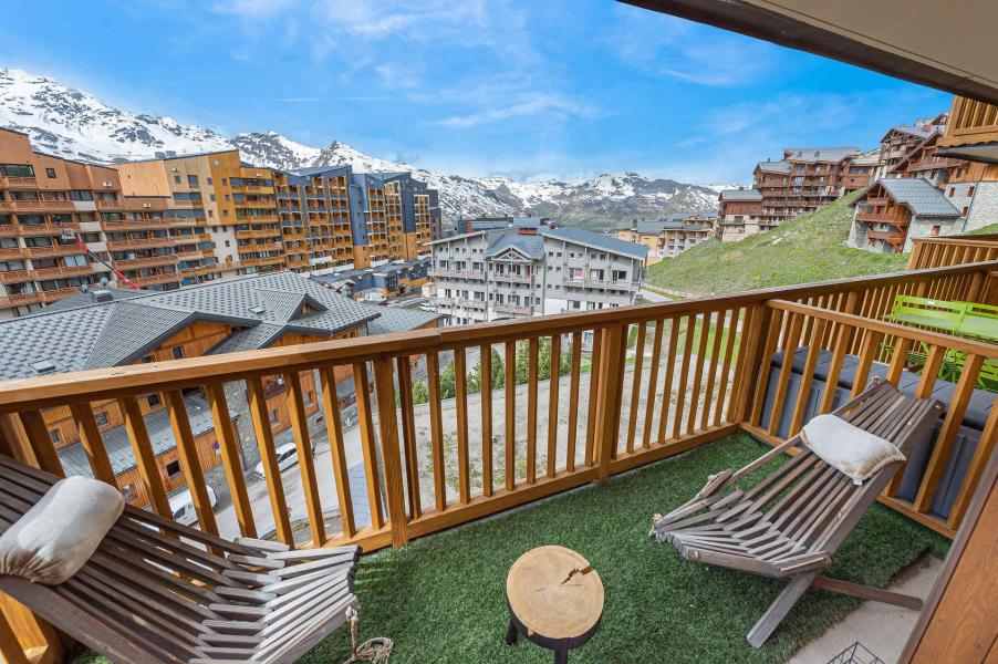 Urlaub in den Bergen 2-Zimmer-Berghütte für 4 Personen (48) - Résidence la Roche Blanche - Val Thorens - Balkon