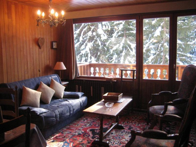 Holiday in mountain resort Studio 3 people (202) - Résidence la Roche de Mio - Courchevel - Living room