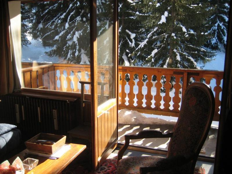 Vakantie in de bergen Studio 3 personen (202) - Résidence la Roche de Mio - Courchevel - Terras