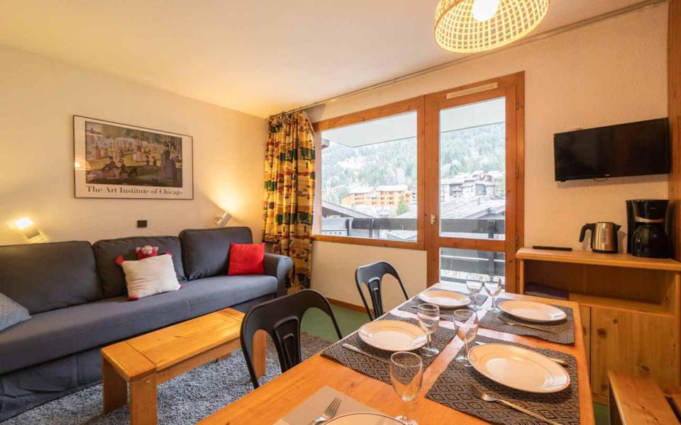 Urlaub in den Bergen 2-Zimmer-Appartment für 5 Personen (G 433) - Résidence La Ruelle - Valmorel - Wohnzimmer