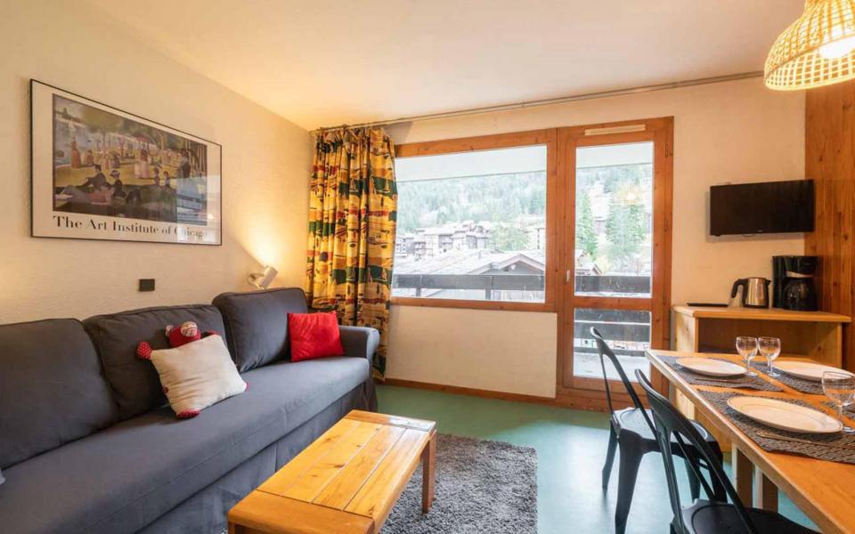 Vakantie in de bergen Appartement 2 kamers 5 personen (G 433) - Résidence La Ruelle - Valmorel - Woonkamer