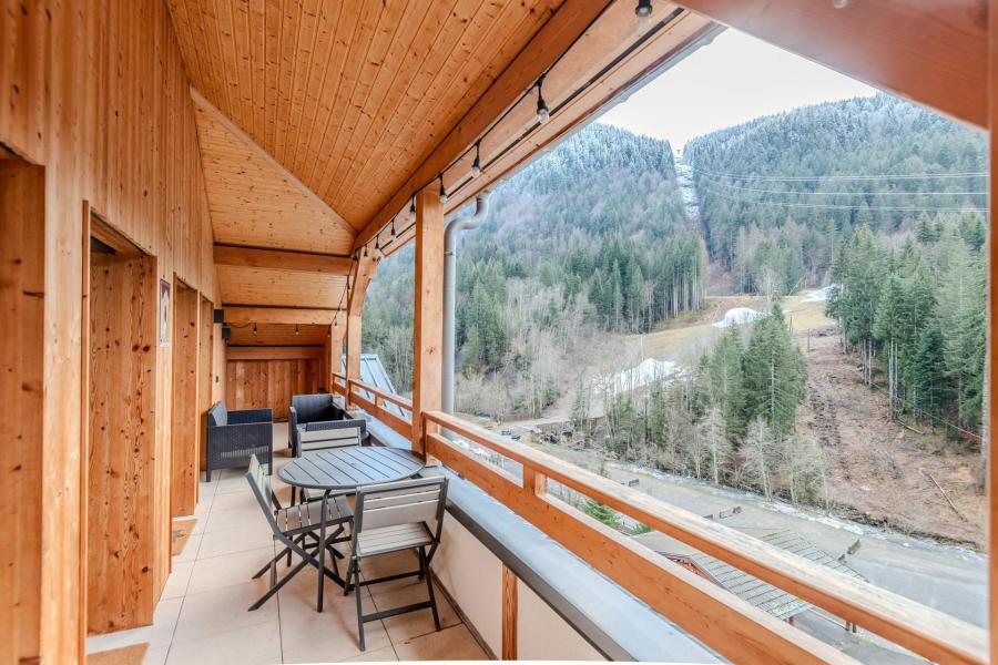 Vacaciones en montaña Apartamento 5 piezas para 8 personas (12) - Résidence la Source d'Aulps - Morzine - Balcón