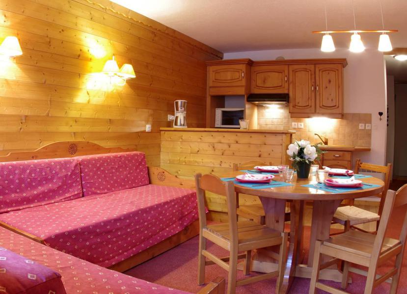 Vakantie in de bergen Appartement 3 kamers 6 personen (G057) - Résidence la Terrasse - Valmorel - Woonkamer