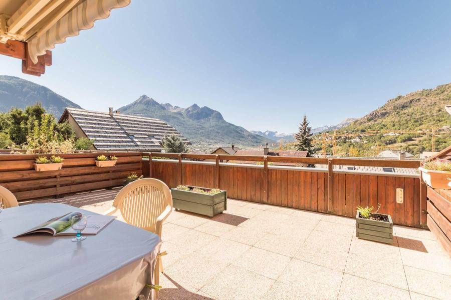 Vacances en montagne Appartement 3 pièces coin montagne 7 personnes (HED01) - Résidence la Tourmaline - Serre Chevalier - Terrasse