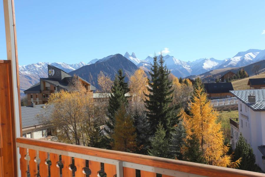 Vacances en montagne Appartement 3 pièces 6 personnes (A4) - Résidence La Toussuire - La Toussuire - Terrasse