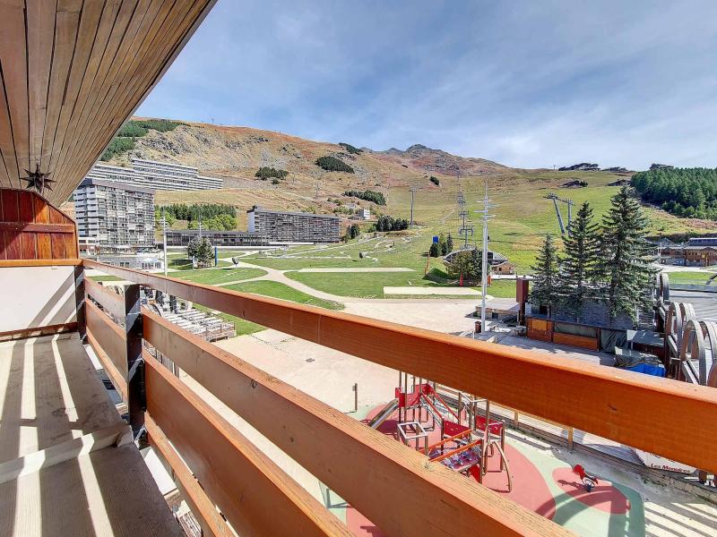 Vacaciones en montaña Résidence la Vanoise - Les Menuires - Balcón