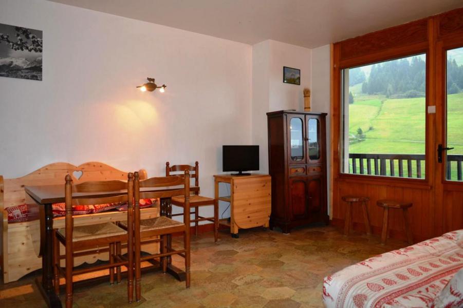 Vakantie in de bergen Appartement 2 kamers 5 personen (2E) - Résidence la Vardase - Le Grand Bornand - Woonkamer