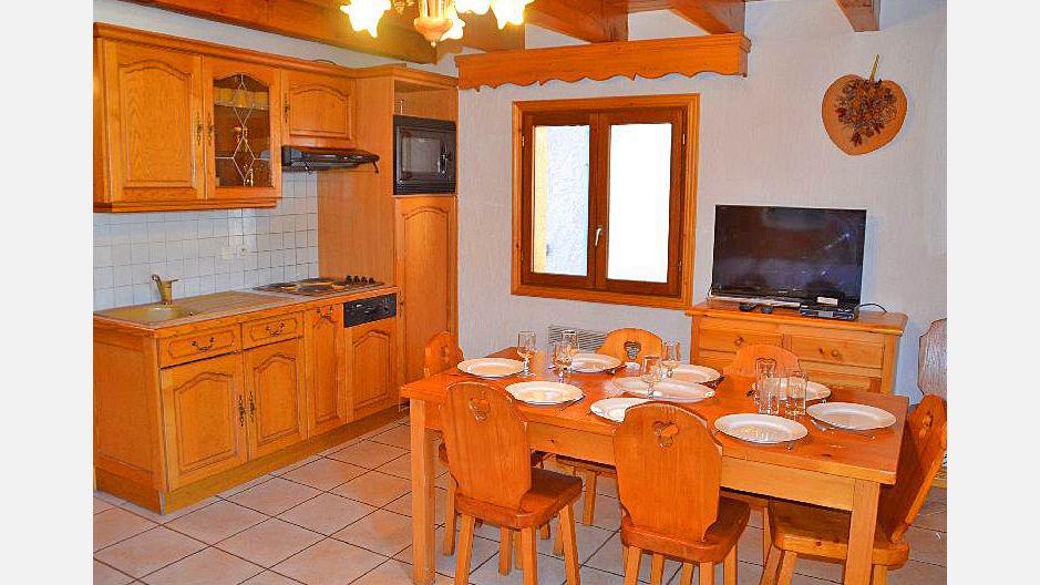 Holiday in mountain resort 4 room duplex apartment 6 people (3) - Résidence la Voute - Saint Martin de Belleville - Open-plan kitchen