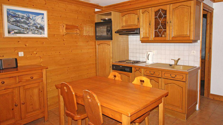 Vacanze in montagna Appartamento 3 stanze per 4 persone (2) - Résidence la Voute - Saint Martin de Belleville - Angolo pranzo