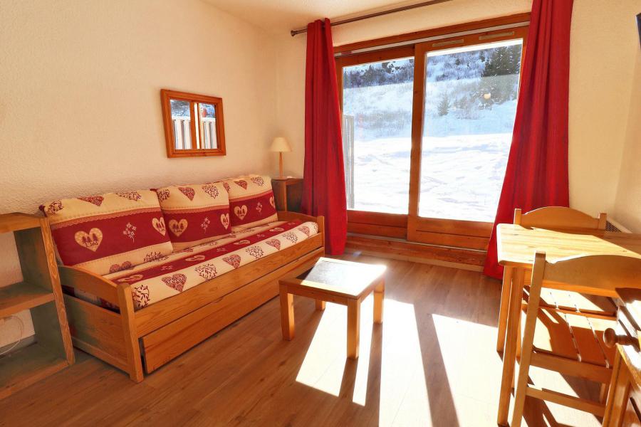 Urlaub in den Bergen Studio für 3 Personen (C6) - Résidence Lac Blanc - Méribel-Mottaret - Wohnzimmer