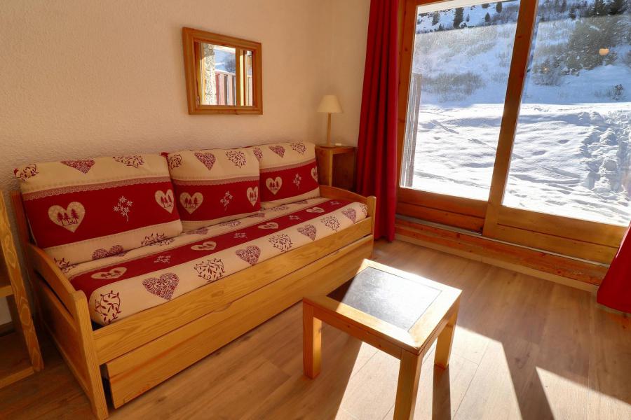 Urlaub in den Bergen Studio für 3 Personen (C6) - Résidence Lac Blanc - Méribel-Mottaret - Wohnzimmer