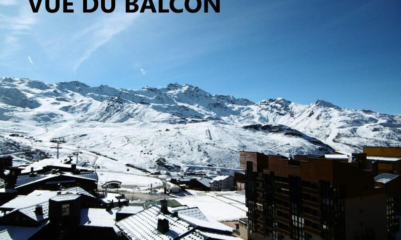 Rent in ski resort 2 room apartment 6 people (42m²-7) - Résidence Lac Du Lou - MH - Val Thorens - Balcony