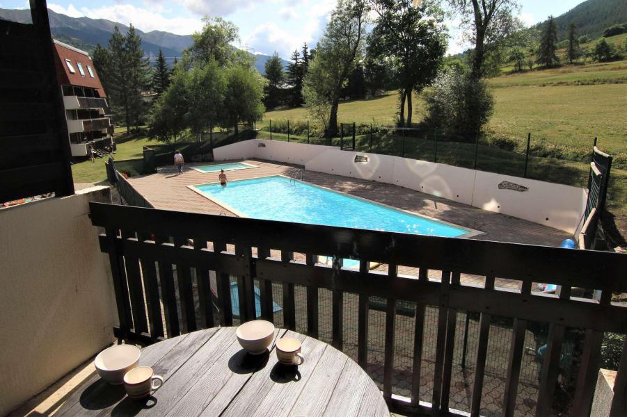 Urlaub in den Bergen Studio Schlafnische 4 Personen (110) - Résidence Lautaret - Serre Chevalier - Terrasse