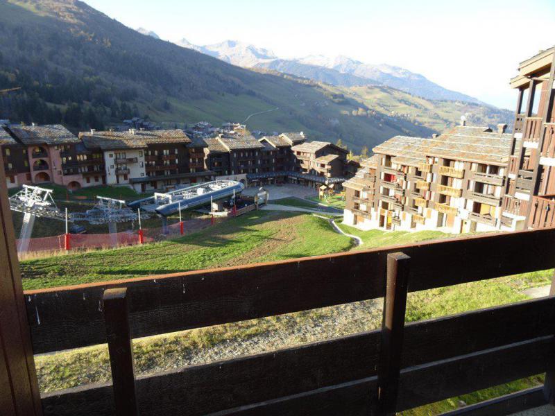 Vacaciones en montaña Estudio para 4 personas (G120) - Résidence Lauzière-Dessus - Valmorel - Terraza