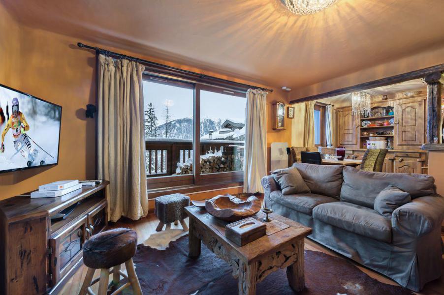 Urlaub in den Bergen 4-Zimmer-Appartment für 6 Personen (1B) - Résidence le Bachal - Courchevel - Wohnzimmer