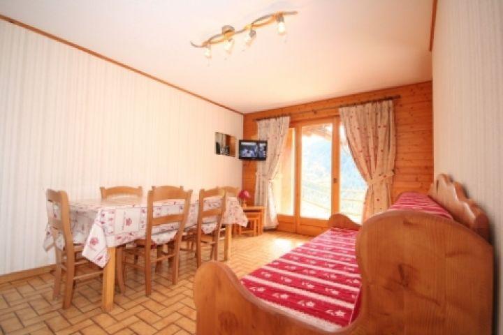Holiday in mountain resort 2 room apartment sleeping corner 5 people (2) - Résidence le Balcon des Alpes - Châtel - Bed-settee