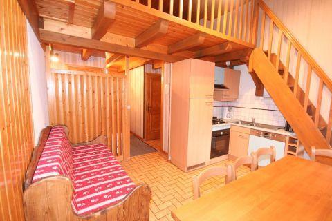 Vakantie in de bergen Appartement 3 kamers mezzanine 6 personen (5) - Résidence le Balcon des Alpes - Châtel - Woonkamer