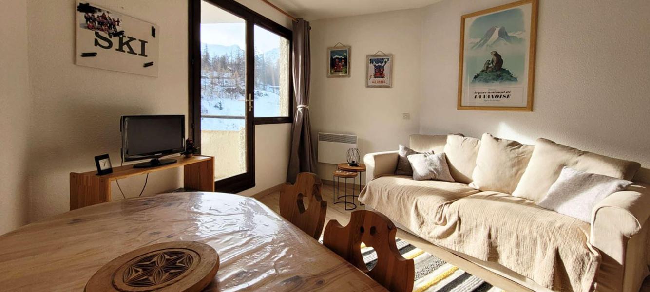 Vacances en montagne Studio coin montagne 4 personnes (233) - Résidence le Balcon des Orres - Les Orres - Séjour