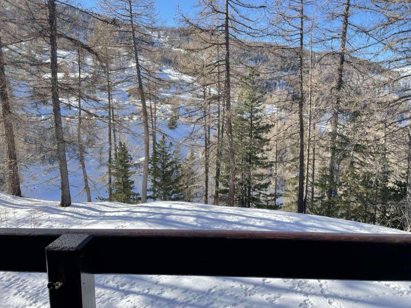 Vacanze in montagna Studio con alcova per 4 persone (320-108) - Résidence le Belvédère - Risoul - Terrazza