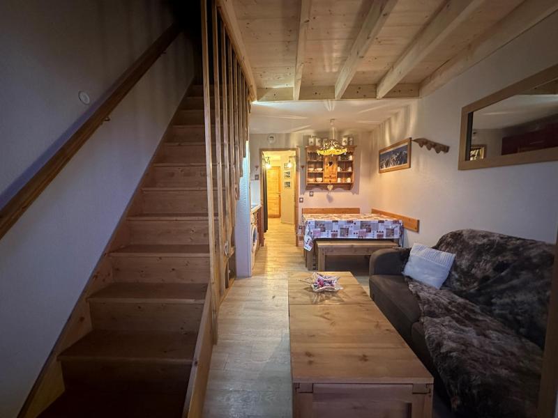 Vakantie in de bergen Appartement duplex 3 kabine kamers 6 personen (406) - Résidence le Bilboquet - Montchavin La Plagne - Woonkamer