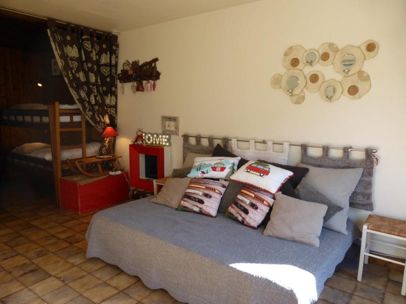 Holiday in mountain resort Studio 4 people (Logement 1 pièces 4 personnes (CT792)) - Résidence le Bionnassay - Les Contamines-Montjoie - Living room