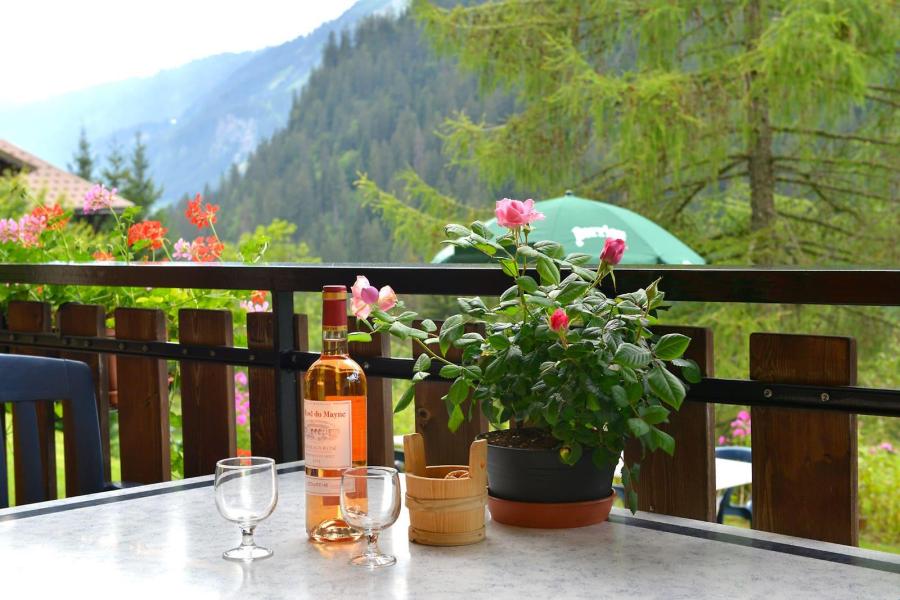 Urlaub in den Bergen 3-Zimmer-Berghütte für 7 Personen (003) - Résidence le Blanchot - Châtel - Balkon