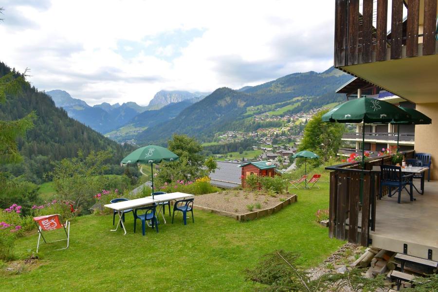 Vacaciones en montaña Apartamento cabina 3 piezas para 7 personas (003) - Résidence le Blanchot - Châtel - Balcón