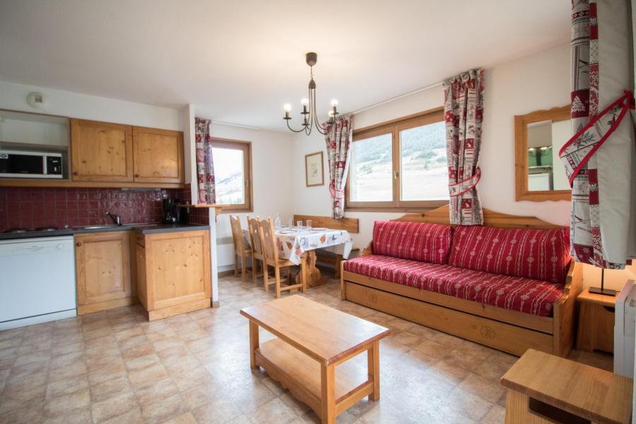 Vacances en montagne Appartement 3 pièces 6 personnes (A72) - Résidence le Bonheur des Pistes - Val Cenis - Banquette-lit