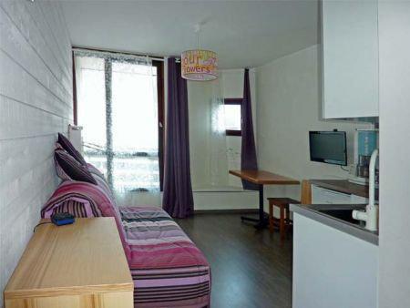 Vakantie in de bergen Studio 2 personen (71) - Résidence le Boussolenc - Les Orres - Woonkamer