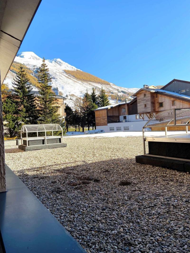 Holiday in mountain resort 2 room apartment sleeping corner 6 people (CAB52) - Résidence le Cabourg B & C - Les 2 Alpes - Terrace