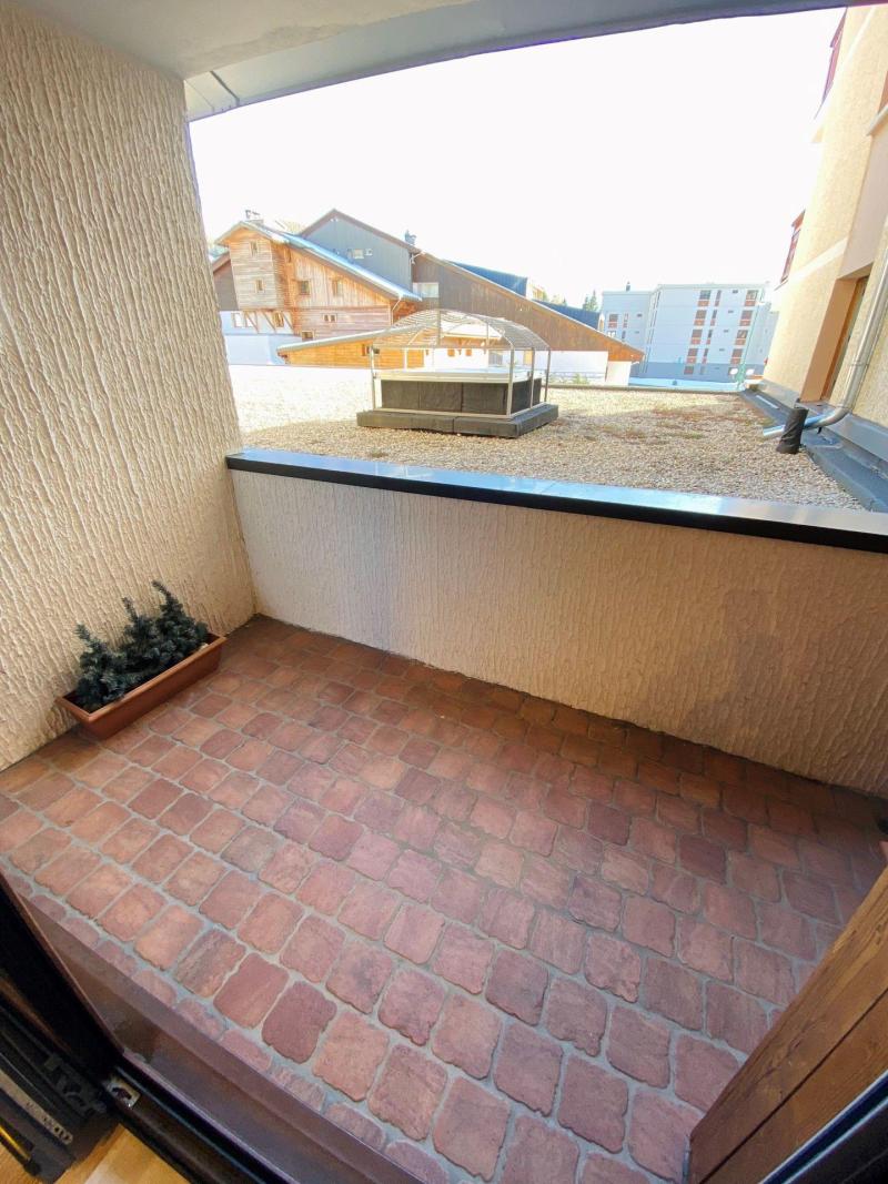 Vakantie in de bergen Appartement 2 kamers bergnis 6 personen (CAB52) - Résidence le Cabourg B & C - Les 2 Alpes - Balkon