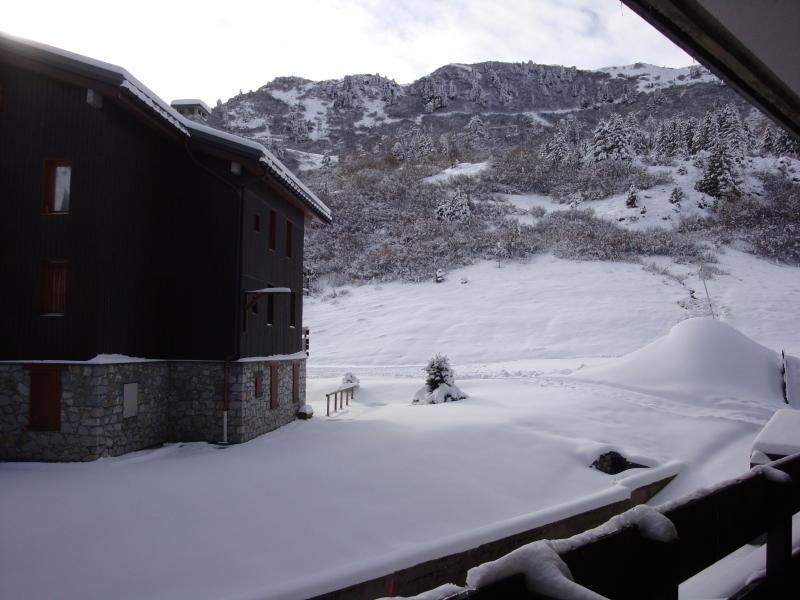 Vacances en montagne Studio 4 personnes (05) - Résidence le Candide - Méribel-Mottaret - Balcon