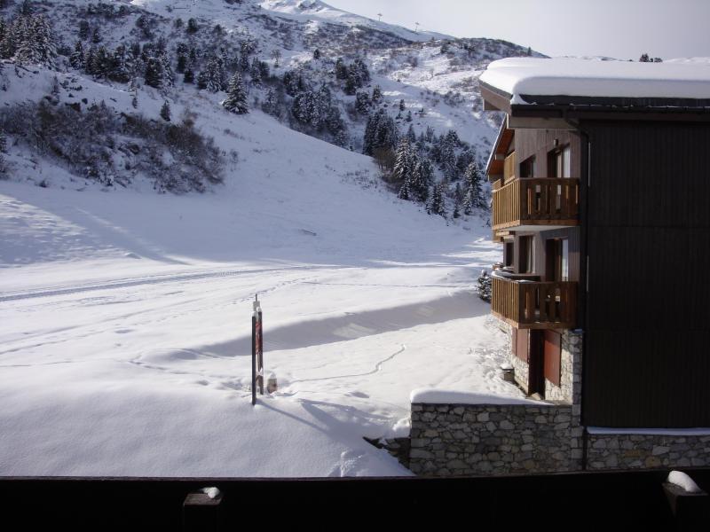 Vacances en montagne Studio 4 personnes (12) - Résidence le Candide - Méribel-Mottaret - Balcon