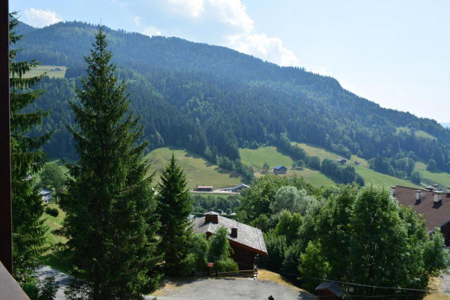 Urlaub in den Bergen 3 Zimmer Maisonettewohnung für 7 Personen (A08) - Résidence le Catalpa - Le Grand Bornand - Balkon