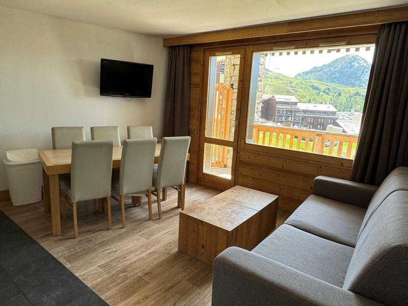 Urlaub in den Bergen 3-Zimmer-Holzhütte für 6 Personen (421) - Résidence le Centaure - La Plagne - Wohnzimmer