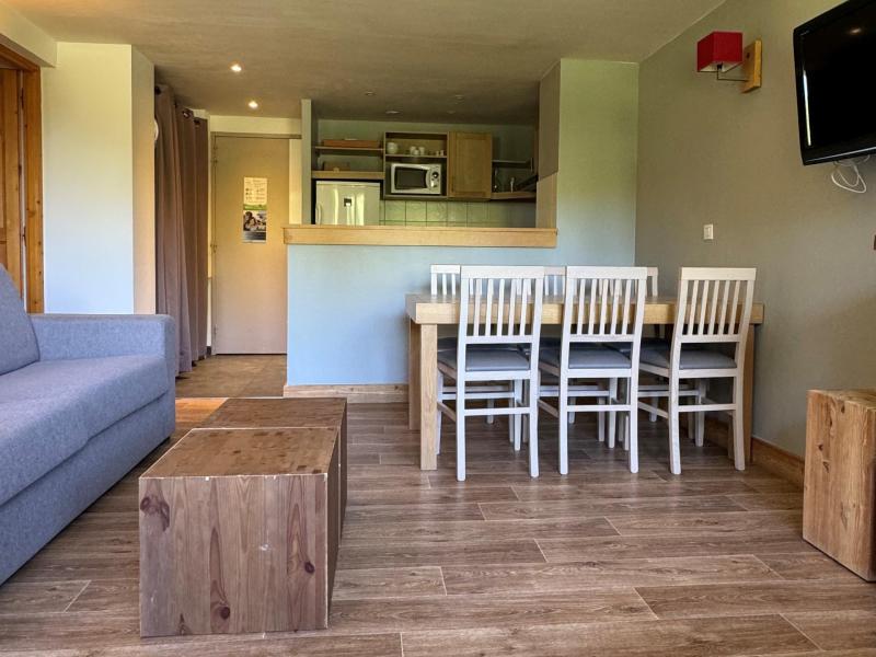 Vakantie in de bergen Appartement 3 kabine kamers 6 personen (614) - Résidence le Centaure - La Plagne - Woonkamer