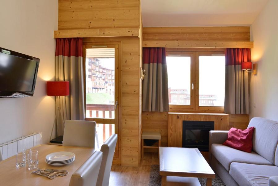 Vakantie in de bergen Appartement duplex 2 kabine kamers 6 personen (411) - Résidence le Centaure - La Plagne - Woonkamer