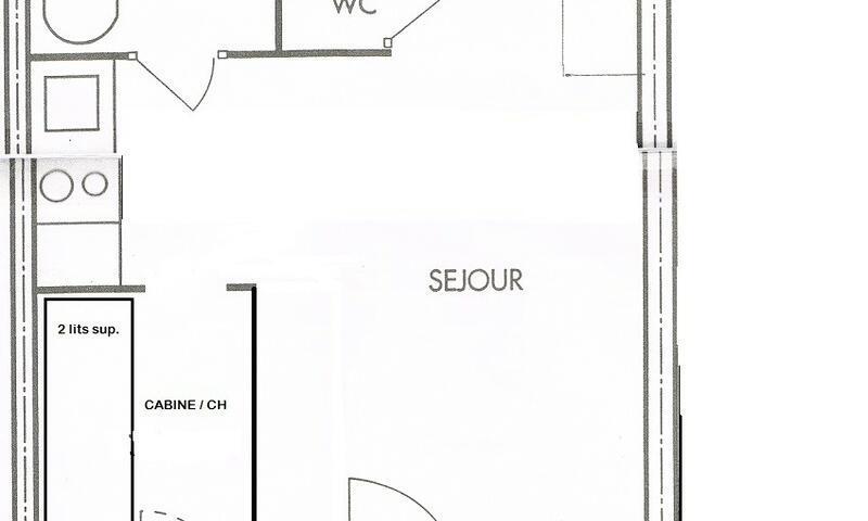 Alquiler al esquí Apartamento 2 piezas para 4 personas (25m²-5) - Résidence le Cervin - Maeva Home - La Plagne - Verano